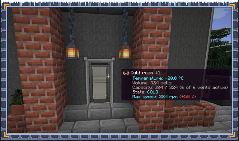 A cold room seen with Engineer's Goggles